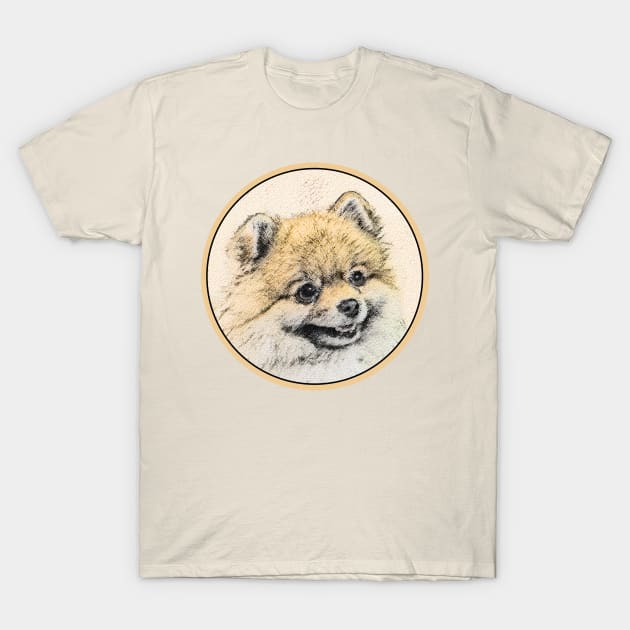 Pomeranian (Orange) T-Shirt by Alpen Designs